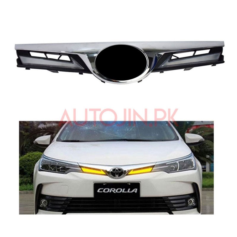 Toyota Corolla 2017-21 Grill with LED