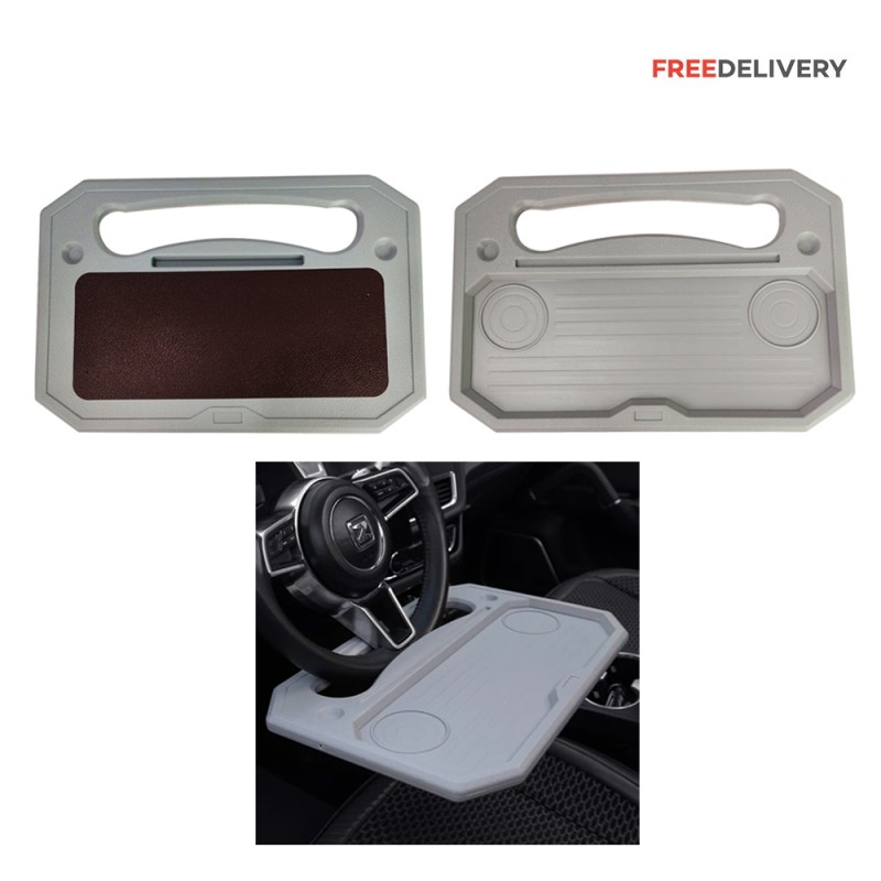 Multipurpose Car Steering Wheel Table Tray - Front & Back
