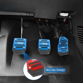 Aluminum Alloy Pedal Pads For Manual (Blue)