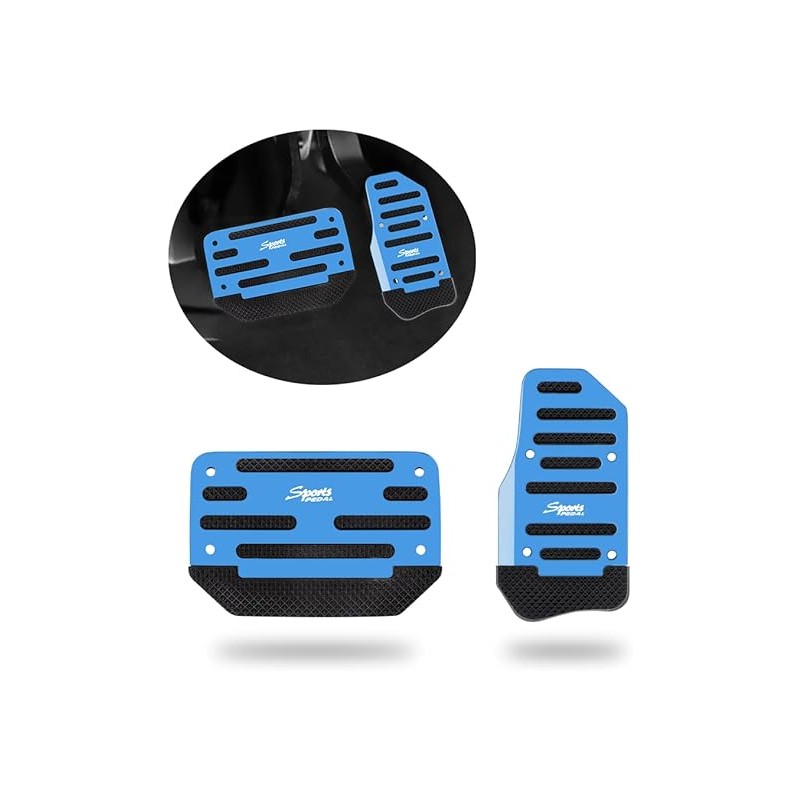 Aluminum Alloy Pedal Pads For Auto (Blue)