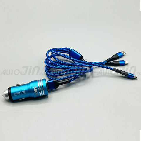 Sogo Fast Car Charger 3 in 1