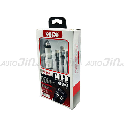 Sogo Fast Car Charger 3 in 1