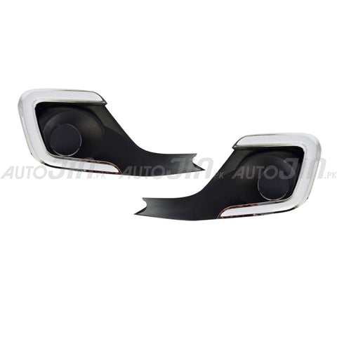 Dlaa Suzuki Swift 2022 Fog Lamp Covers With DRL SZ926L2 LED