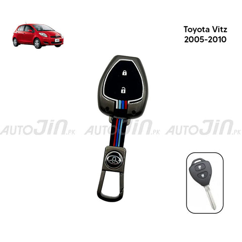 Toyota Vitz 2005-2010 Key Cover With Metal Shell