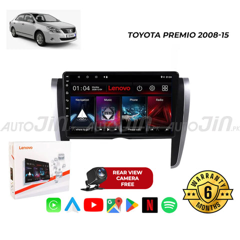 Toyota Premio 2008-15 Android Touch Screen Multimedia Android Player GPS - Wi-Fi - Navigation - Mirror Link(6 Month Warranty) Free Rear View Camera