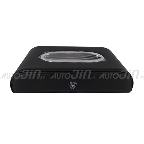 High Quality Tissue Box for Car - Proton Logo - Pu Leather