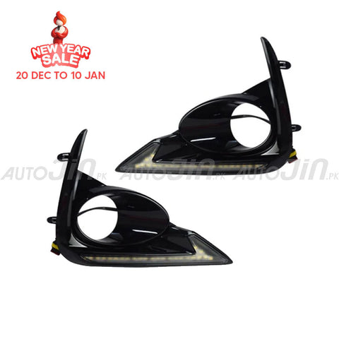 Dlaa Toyota Corolla X DRL Fog Lamp Cover 2021-22 TY1181-L2 LED