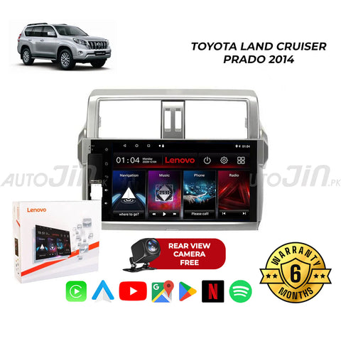 Toyota Land Cruiser Prado 2014 Android Touch Screen Multimedia Android Player GPS - Wi-Fi - Navigation - Mirror Link(6 Month Warranty) Free Rear View Camera