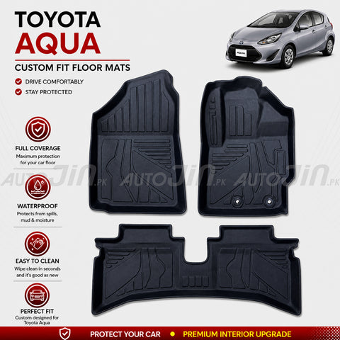 Toyota Aqua TPE Floor Mats Premium