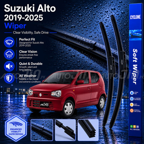 Cyclone Suzuki Alto 2019-2025 Wiper Balde Soft Windshield