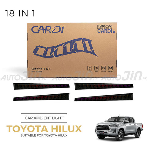 Toyota Hilux Revo 18-in-1 Modular 12V Interior Light with App Control OEM Ambient Light Kit