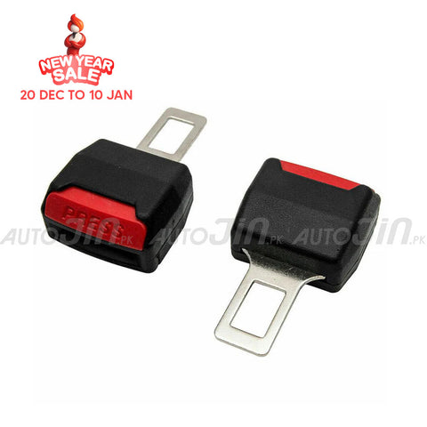 Car Seat Belt Clip Extender Safety Lock Buckle Plug - Pair - Pack of 2