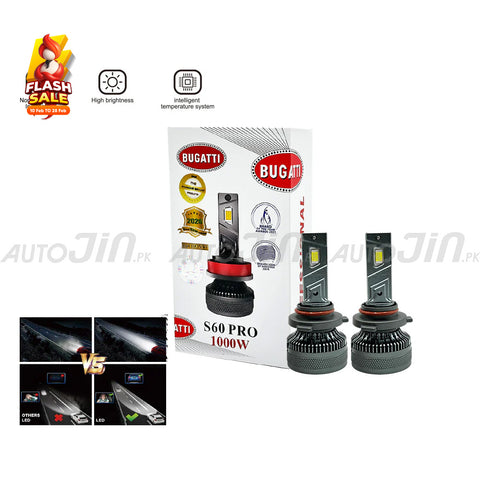 SOGO Bugatti S60 PRO Car Led Headlight 1000W 10000LM 6500K