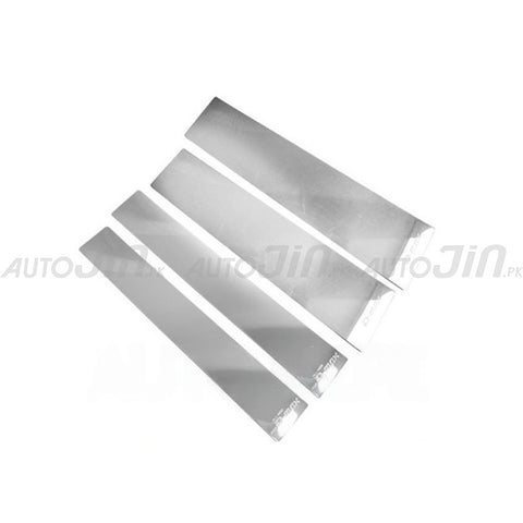 Isuzu D-Max Door Pillar Chrome Trims Thailand - 2018-2020