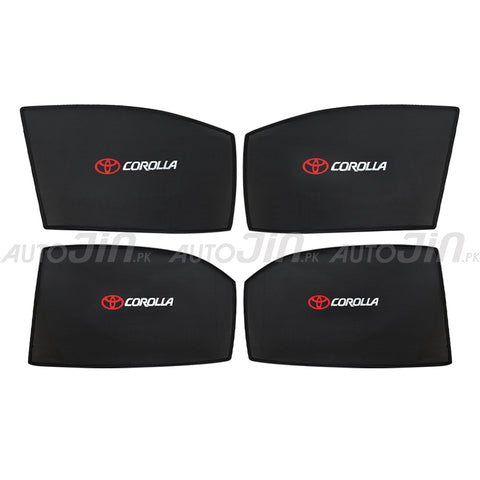 Toyota Corolla 2014-23 High Quality Sunshades with Logo