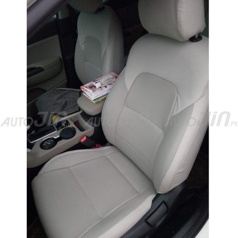 Kia Sportage 2019-23 Seat Cover - White & Grey