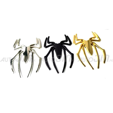 3D Spider Metal Car Emblem Exterior Accessories Car & Motorcycle