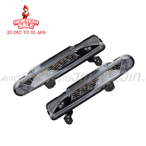 Dlaa Toyota Yaris Front Bumper DRL LED OEM Turn Signal Light TY222LED