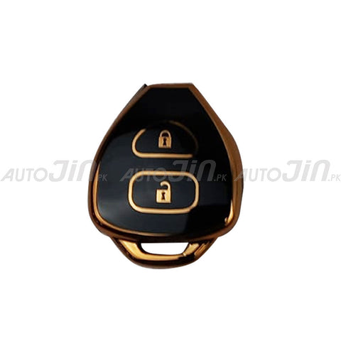 Exclusive Gold-Line Toyota Vitz 2005-10 TPU Key Cover