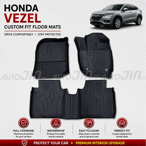 Honda Vezel TPE Floor Mats Premium