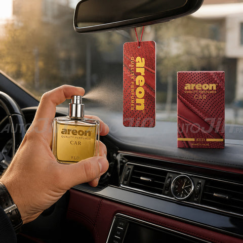 Areon Quality Car Perfume - Red - 50ml