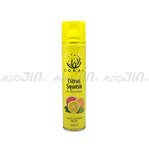 Coral Air Freshener Citrus Squash - 300ML - Car, Room & Office