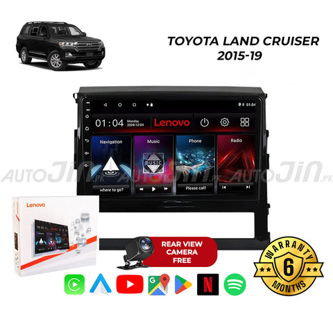 Toyota Land Cruiser 2015-19 Android Touch Screen Multimedia Android Player GPS - Wi-Fi - Navigation - Mirror Link(6 Month Warranty) Free Rear View Camera