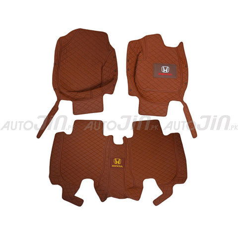 Sogo Quality 7D Honda Vezel Mats - Rust And Rust 2013-20