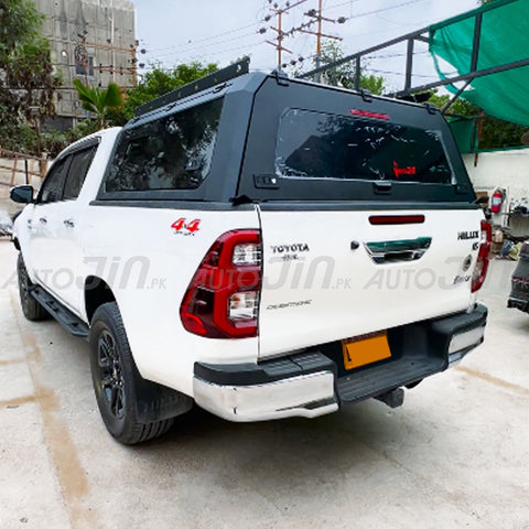 Toyota Hilux Revo Powerful Heavy Duty Steel Black Canopy