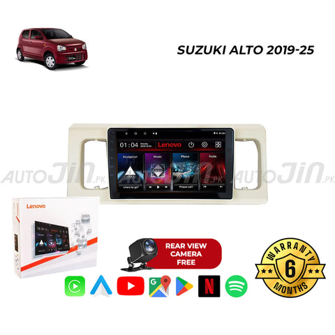 Suzuki Alto 2019-24 Android Touch Screen Multimedia Android Player GPS - Wi-Fi - Navigation  - Mirror Link(6 Month Warranty) Free Rear View Camera
