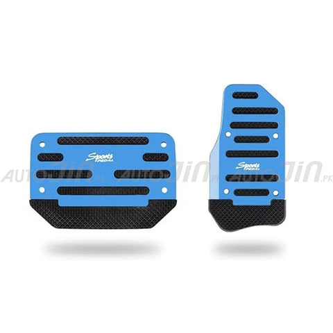 Aluminum Alloy Pedal Pads For Auto (Blue)