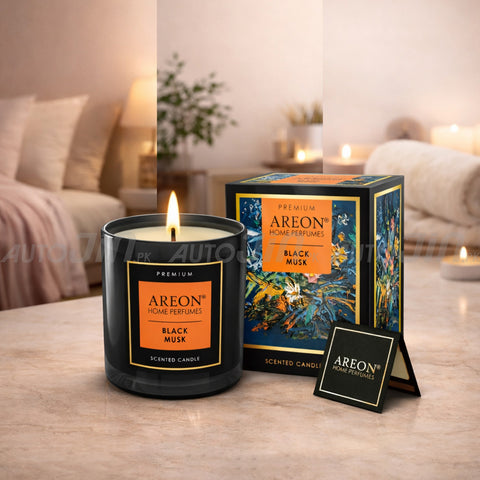 Areon Home Perfume Premium Candle - Black Musk