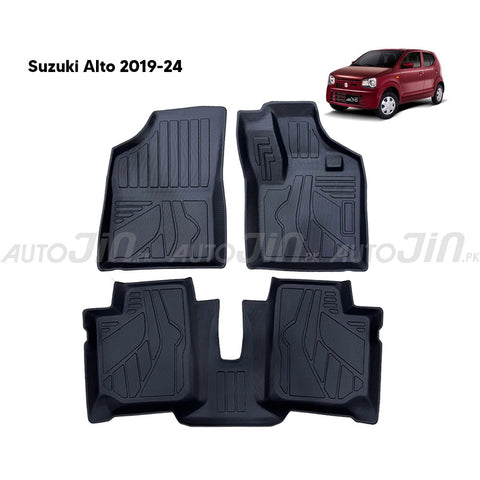 Suzuki Alto 2019-2024 TPE Floor Mats Premium