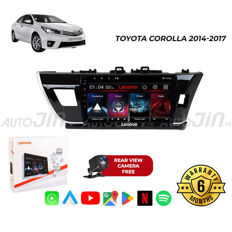 Toyota Corolla 2014-2017 Android Touch Screen Multimedia Android Player GPS - Wi-Fi - Navigation - Mirror Link(6 Month Warranty) Free Rear View Camera