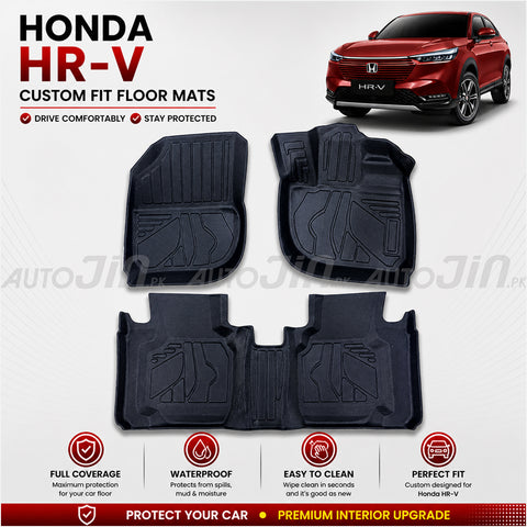Honda HR-V 2023-2024 TPE Floor Mats Premium