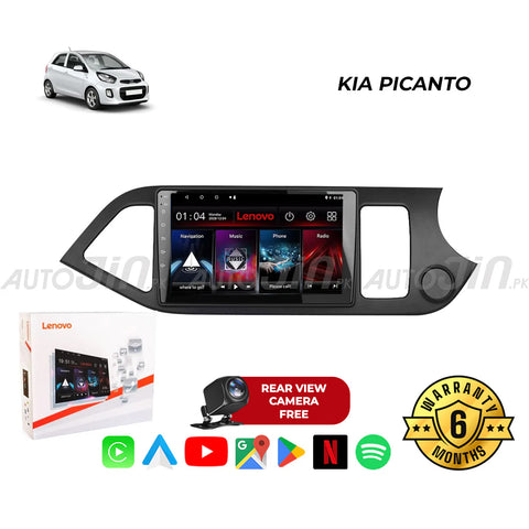 Kia Picanto 2018-23 Android Touch Screen Multimedia Android Player GPS - Wi-Fi - Navigation - Mirror Link(6 Month Warranty) Free Rear View Camera