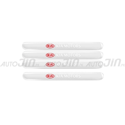 Kia Logo Rubber Door Handle & Mirror Protector Transparent