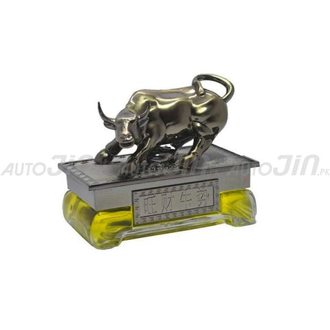 Bull 2 Sculpture Car Dashboard Car Perfume Air Freshener - Multi