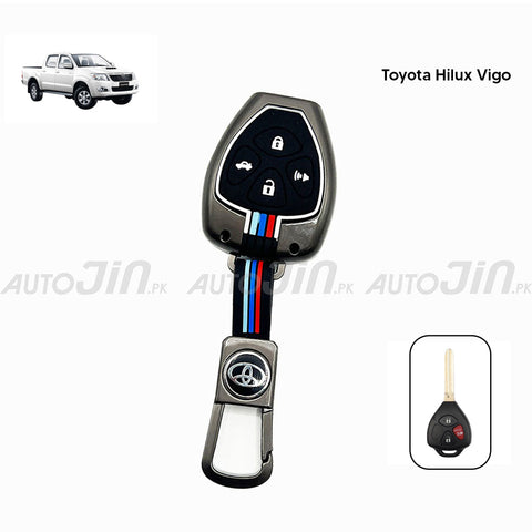 Toyota Hilux Vigo Key Cover With Metal Shell