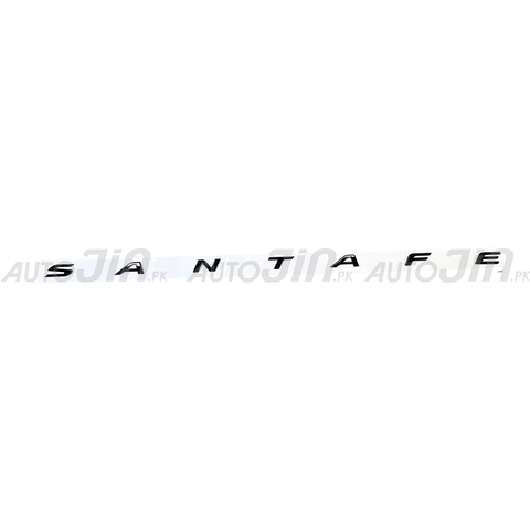 Hyundai Santa Fe 3D Letters Stickers Logo Emblem Alphabets Decals Bonnet