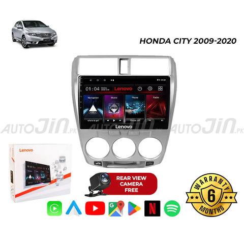 Honda City 2009-20 Android Touch Screen Multimedia Android Player GPS - Wi-Fi - Navigation - Mirror Link(6 Month Warranty) Free Rear View Camera