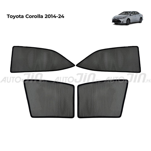 Toyota Corolla 2014-2024 Magnetic Window Sun Shades - 4 Pcs