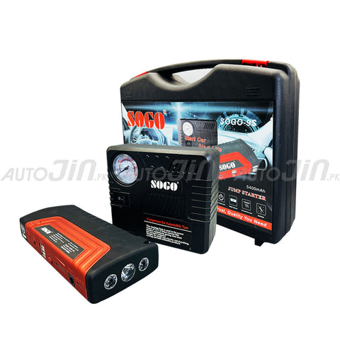 Sogo Powerbank jump starter With Air Pump Compressor