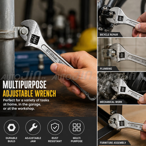 Adjustable Wrench High Quality Metal Multifunction 6inch