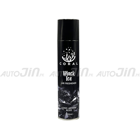 Coral Air Freshener Black Ice - 300ML - Car, Room & Office