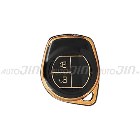 Exclusive Gold-Line Suzuki Cultus TPU Key Cover 2017-24