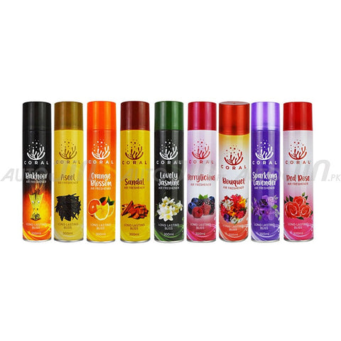 Coral Room Spray Air Freshener Pack Of 3 (Multi)