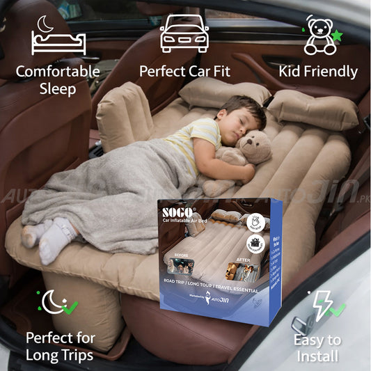 Sogo Car Back Seat Inflatable Air Mattress Bed High Quality 1000