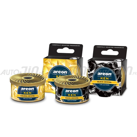 Areon Ken - Golden Crystal & Black Crystal Pack of Two