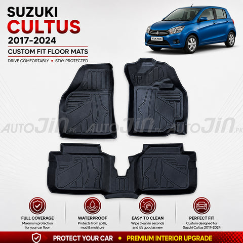 Suzuki Cultus 2017-2024 TPE Floor Mats Premium
